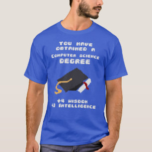 Computer science degree graduate funny rpg gamer T-Shirt