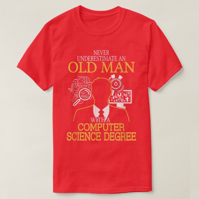 Computer Science Degree  T-Shirt (Design Front)