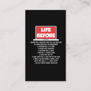 Computer Science Geek Programmer Software Coder Business Card