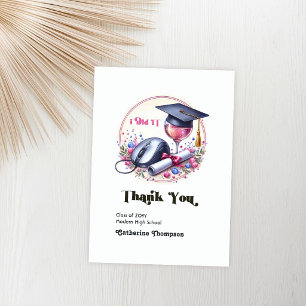 Computer Science & Information Technology Graduate Thank You Card