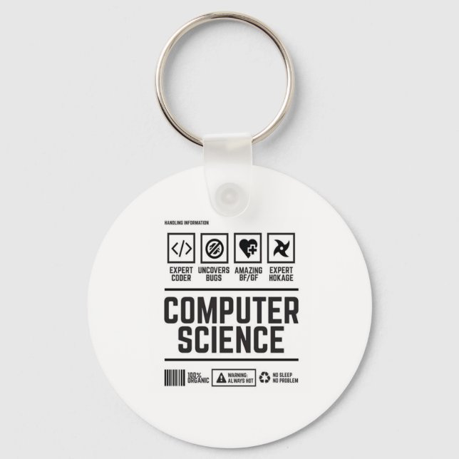 computer science keychain (Front)