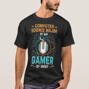 Computer Science Major Computer Scientist Gamer  T-Shirt