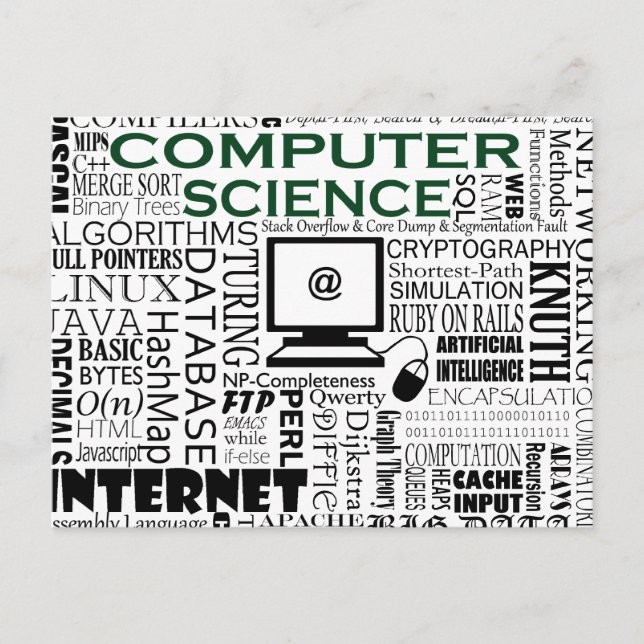 Computer Science postcard (Front)