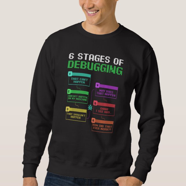 Computer Science Programmer Hacker It Geek Softwar Sweatshirt (Front)