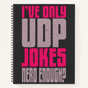 Computer Science Programmer udp Joke Notebook