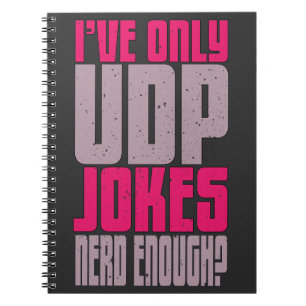 Computer Science Programmer udp Joke  Notebook
