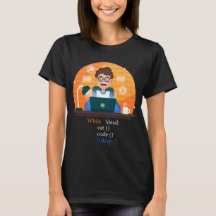 Computer Science Python Programmer Eat Code Sleep T-Shirt