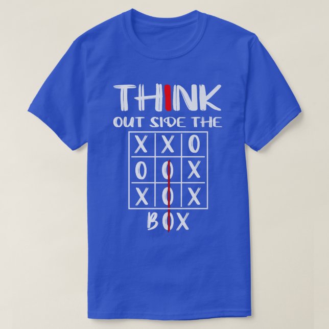 Computer Science Shirts Think Outside the Box Prog (Design Front)