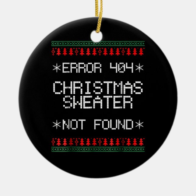 Computer Science Software Engineer Funny Lovers Ceramic Ornament (Front)
