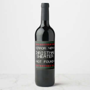 Computer Science Software Engineer Funny Lovers Wine Label
