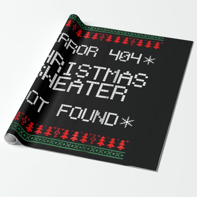 Computer Science Software Engineer Funny Lovers Wrapping Paper (Unrolled)