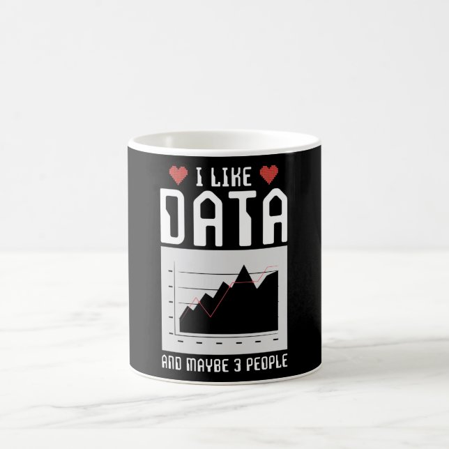 Computer Scientist Data Analyst Gift Coffee Mug (Center)