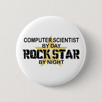 Computer Scientist Rock Star 2 Inch Round Button