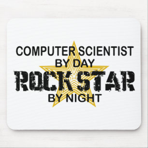 Computer Scientist Rock Star Mouse Pad