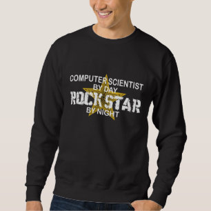 Computer Scientist Rock Star Sweatshirt