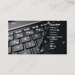 Computer service business card