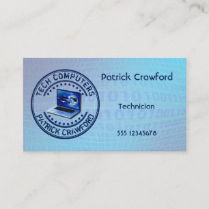 Computer Service Repair Technician Or PC Shop Business Card