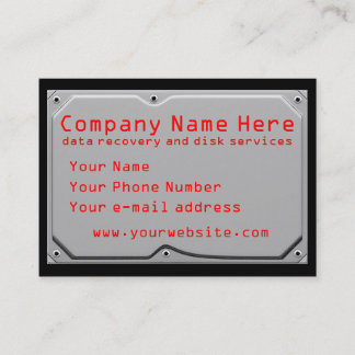 Computer services business cards