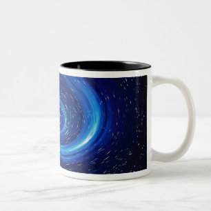 Computer Space Image Two-Tone Coffee Mug