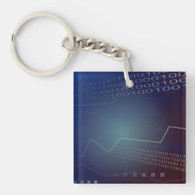 Computer Speak 9 Keychain (Front)