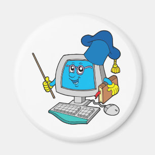 Computer teacher magnet
