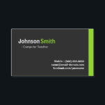 Computer Teacher - Modern Minimalist Green Business Card<br><div class="desc">Elevate your professional image with this expertly designed business card. Whether you're connecting with clients, expanding your network, or promoting your brand, this card delivers a polished and lasting impression. Zazzle's user-friendly customization options make it easy to tailor the text, fonts, and layout to perfectly align with your brand's aesthetic....</div>