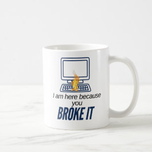 Computer tech joke mug