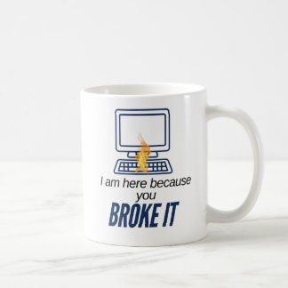 Computer tech joke mug