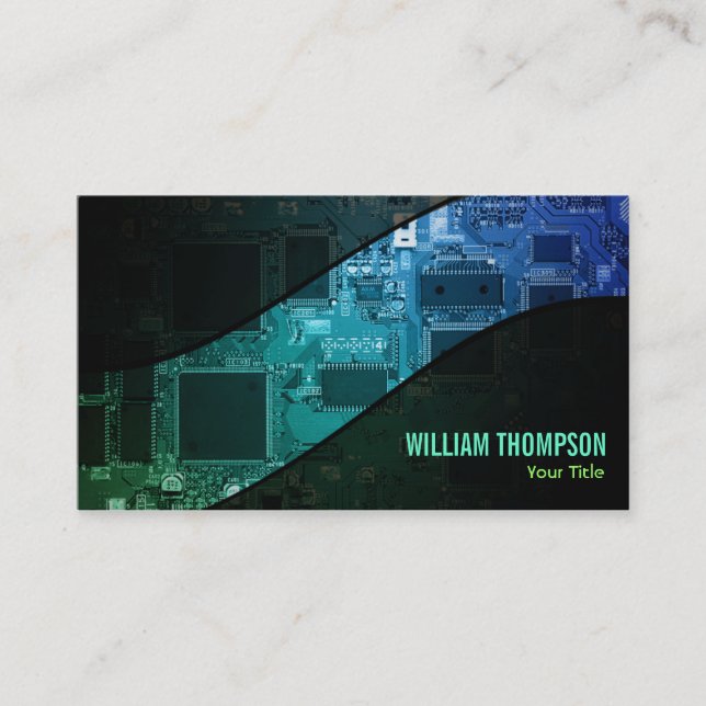 Computer Technician Business Cards (Front)