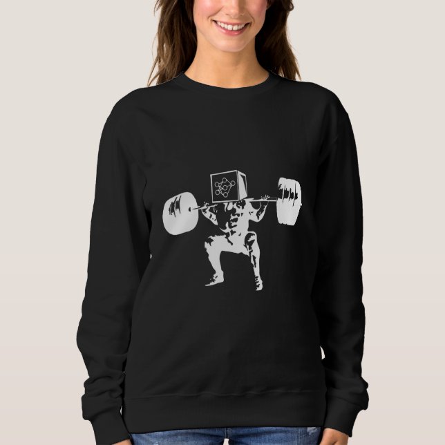 Computer Training Machine Learning Algorithm Data  Sweatshirt (Front)