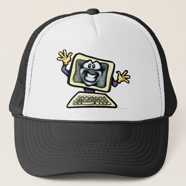 Computer Trucker Hat (Front)