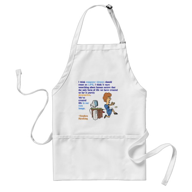 Computer Viruses are Life (1) Standard Apron (Front)