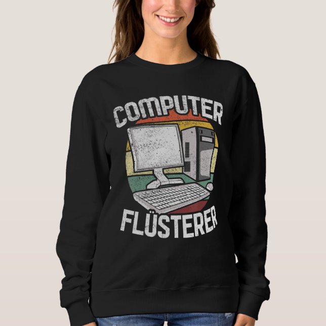 Computer Whisper Computer Computer Computer Scienc Sweatshirt (Front)