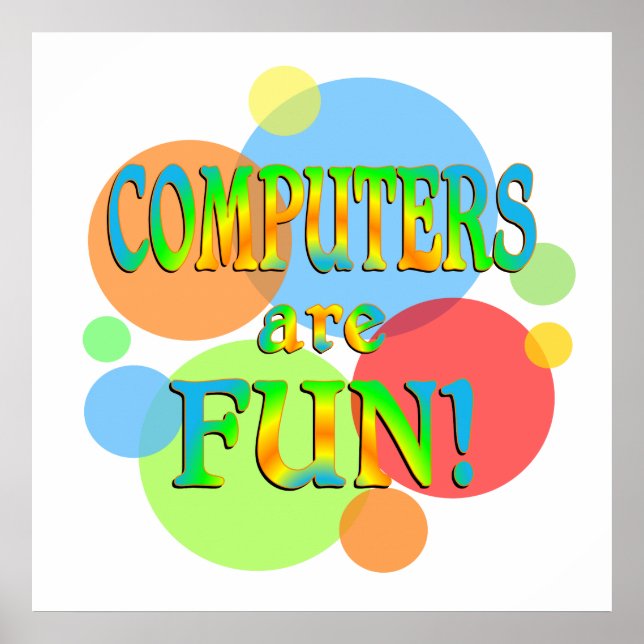 Computers are Fun Poster (Front)