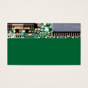 Computer's chip closeup