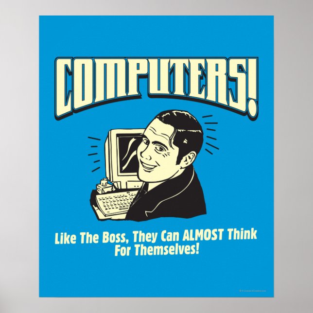 Computers: Like the Boss Poster (Front)