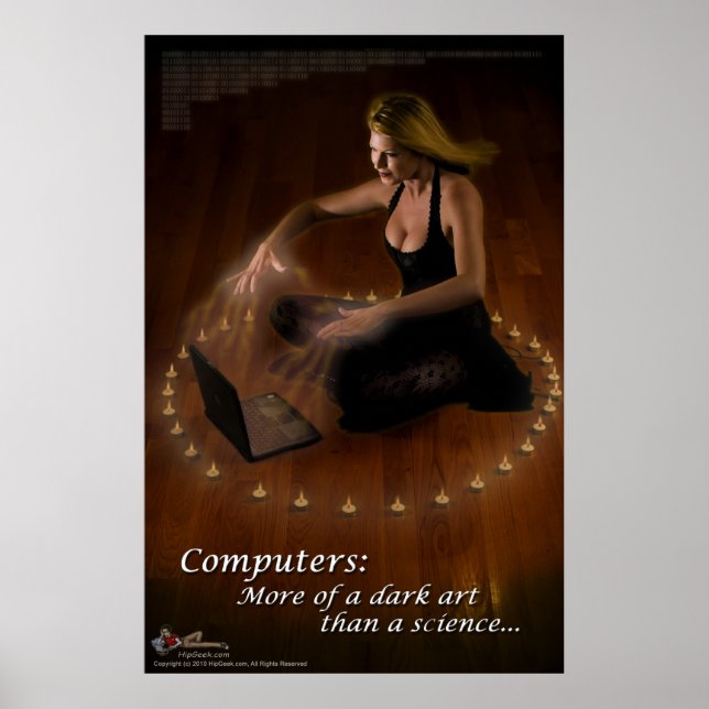 Computers: More of a dark art... Poster (Front)