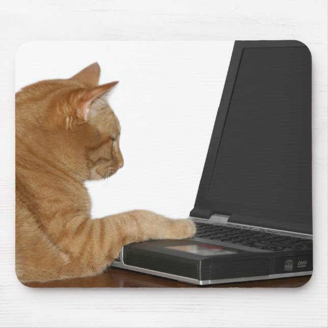 computing cat mouse pad (Front)