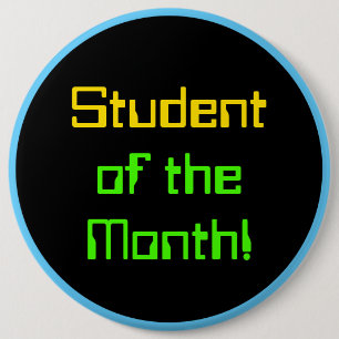 Computing Themed "Student of the Month!" Button
