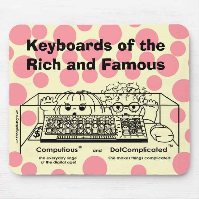 Computious & DotComplicated(TM) Bling-Bling Mouse Pad (Front)
