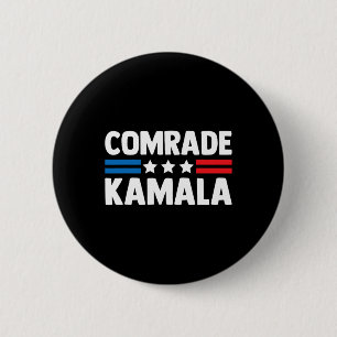 Comrade Kamala Anti Kamala Harris 2 Inch Round Button