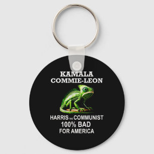 Comrade Kamala Commie Leon Commieleon Communist Ha Keychain