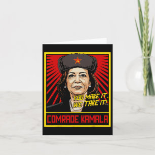 Comrade Kamala Kamala Harris Tim Wheimer Coach 202 Card