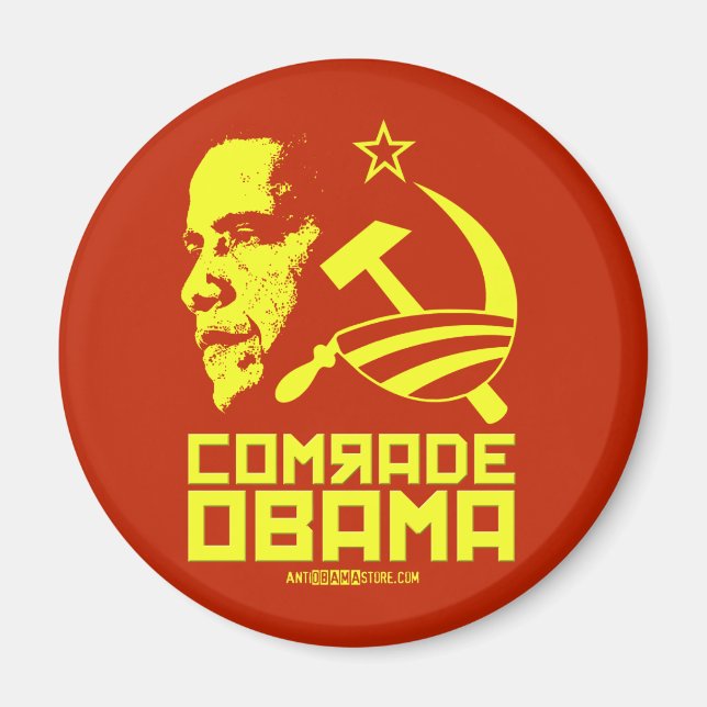 Comrade Obama Magnet (Front)