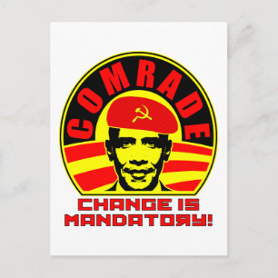 Comrade Obama Postcard