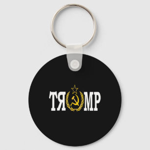 Comrade Trump Russian Fool Impeach Trump Russian E Keychain
