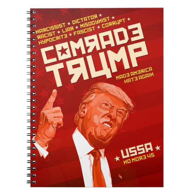 Comrade Trump - Soviet Poster Notebook (Front)