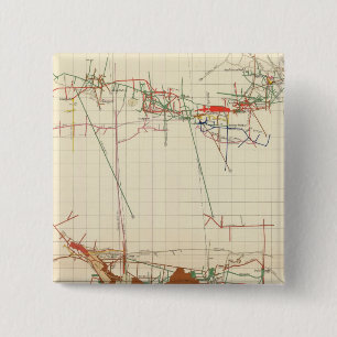 Comstock Mine Maps Number III 2 Inch Square Button
