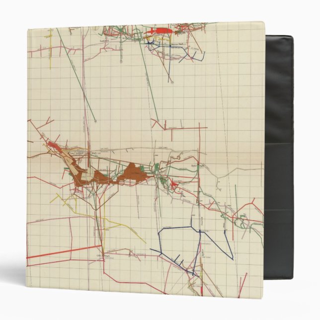 Comstock Mine Maps Number III Binder (Front/Inside)