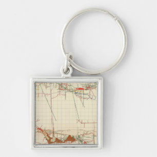 Comstock Mine Maps Number III Keychain